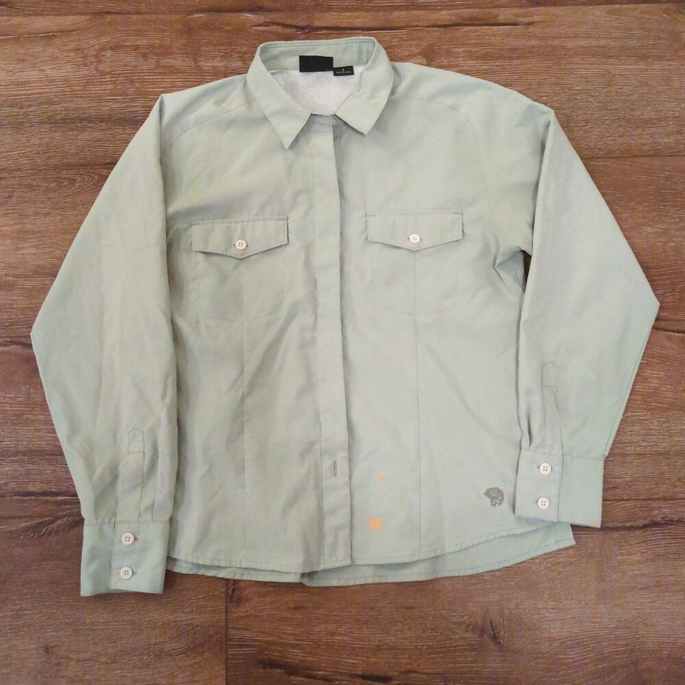 Mountain‎ Hardwear Women's Small (Size 8) Button Up Shirt Hiking Outdoors
